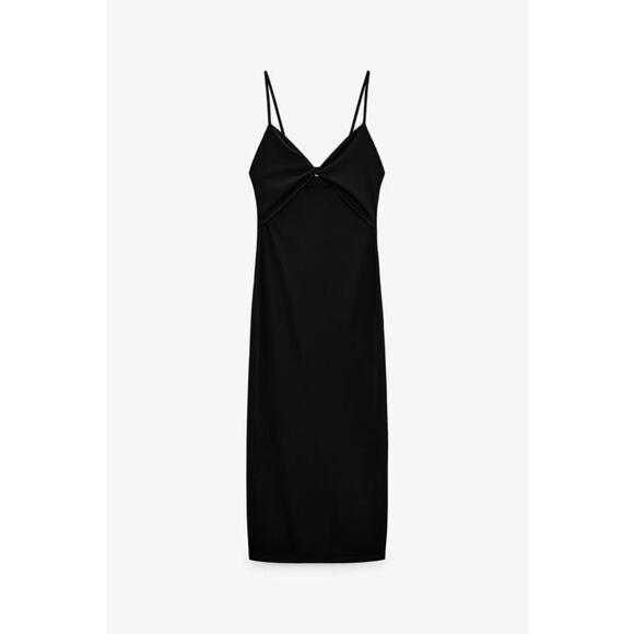 NWT ZARA GATHERED DRESS - Picture 6 of 13